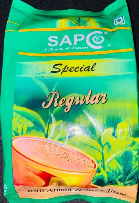 Ginger flavored tea product